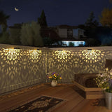 Solar Fence Lights Wall lihgts Outdoor Decorations 6 Pack Solar Step Lights Outdoor Waterproof LED Solar Powered Warm Yellow Decorative Lighting for Front Door, Backyard, Post(Black)