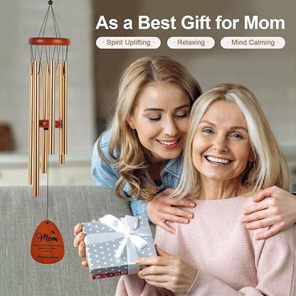 Gifts for Mom, Ideas Wind Chimes for Mom, Birthday Gifts for Mom from Son Daughter, Love Gifts for Thanksgiving Christmas Mothers Day