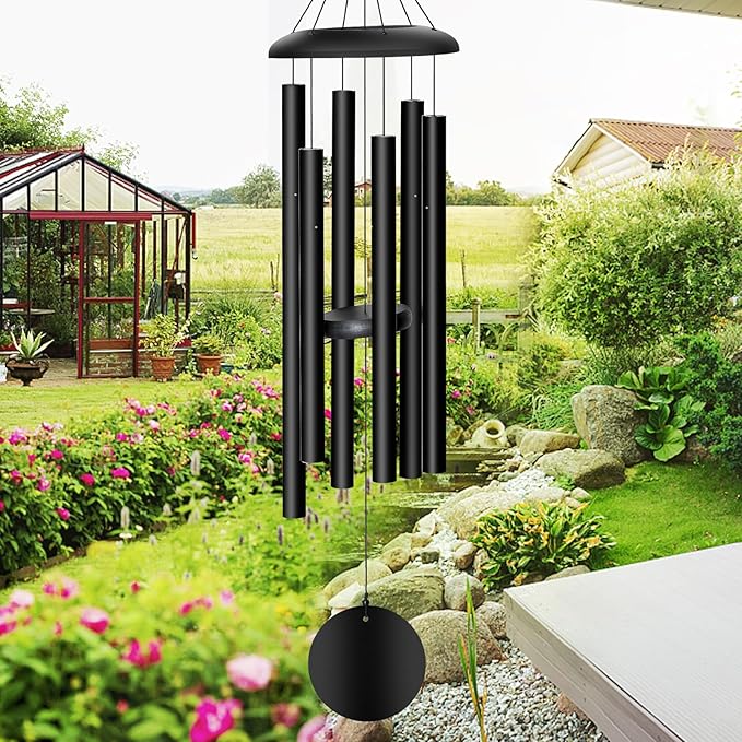 FDOCOI Wind Chimes Outdoor, 38'' Large Memorial Wind Chimes for Outside Deep Tone, Wind Chime Gifts for Garden Hanging Decor, Sympathy Gift
