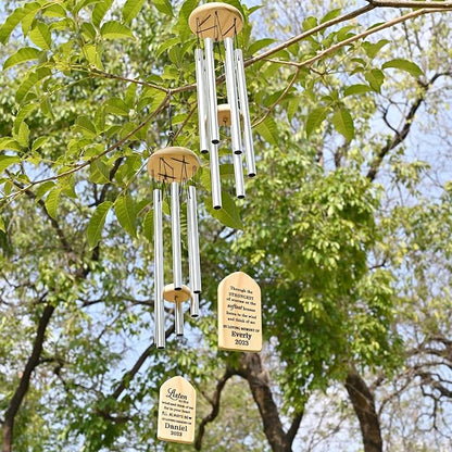 Memorial Wind Chimes - Sympathy & Condolence Gifts for Loss of Loved One - In Loving Memory