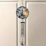 Sublimation Wind Chimes Spinner Blanks 20 Inch, with 4 Thickened Aluminum Tubes for Mom Grandma Women DIY Gift Indoor Outdoor Decoration Kinetic Sculpture Easy to Use & Install