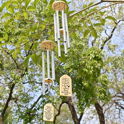 Sympathy Wind Chimes for Outside - Memorial Gifts for Loss of Loved One - Bereavement Condolence Remembrance Funeral Gifts for Grieving Friends Loss of Mother Father - in Memory of Loved One