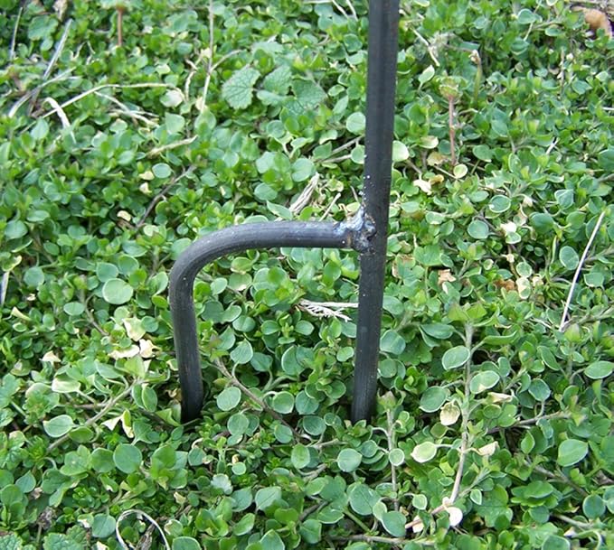 Metal Bass Stake Fish Sculpture Garden Yard Marker Rusty Rustic Decor