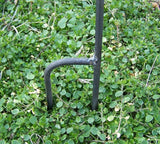 Metal Bass Stake Fish Sculpture Garden Yard Marker Rusty Rustic Decor