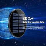 Beau Jardin 4 Pack Solar Pathway Lights White+ Color Changing Stainless Steel 3 Mode Outdoor Multicolor Metal Solar Powered Waterproof Glass for Garden Landscape Path Yard Walkway Driveway Silver
