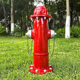 Garden Fire Hydrant Outdoor Statue,Sculpture for Dog to Peed on Yard Decor,Fire Hydrant Puppy Pee Training Post Figurine,Funny Decor Statue