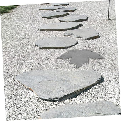 VICASKY Stepping Stone Maple Leaf Decor Durable Outdoor Pathway Ornament for Garden Walkway for Lawn and Decoration