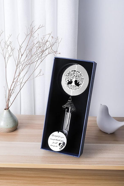 Thank You Wind Chimes with Tree of Life Wind Spinner for Women, Teacher, Family, Friends - Appreciation Gifts for Coworkers - Ideal Hostess/ Gratitude Gifts