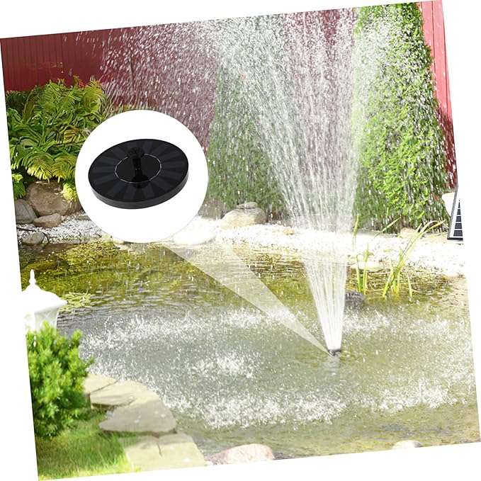 Mipcase Lar Power Bird Bath Fountain Water Pump for Garden Pool Pond Patio Auto-shutoff Feature