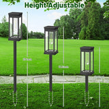 BesLowe Upgraded Solar Pathway Lights Outdoor, 8-Pack Large LED Solar Light Outdoor Waterproof, Super Bright Outside Lights for Yard, Sun-Powered Landscape Lighting for Garden Walkway, Cool White