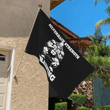 Gorilla Flag Outdoor Heavy Duty Gym Banner Double Sided 3x5 Ft Fitness Workout Flags with Brass Grommets for Room Decor, Bedroom, Garden, House Decoration
