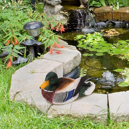 Milisten Realistic Floating Statue Garden Ornament for Lawn Decor Weather-Resistant Figurine Charming Outdoor Decoration for Cheerful Atmosphere