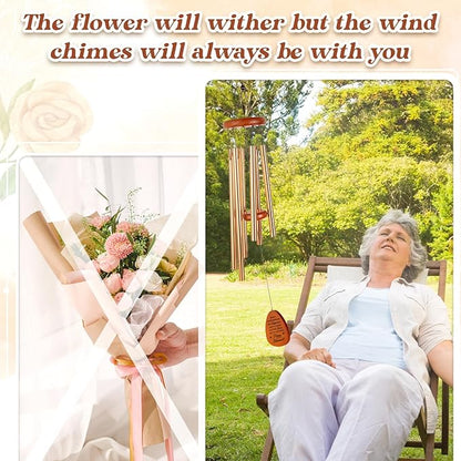 Retirement Gifts for Women Men, Retirement Gift Wine Chimes, Best Happy Retirement Gifts for Teathers Coworker Nurse Boss Friends, Retired Decorations