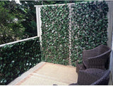 DOEWORKS Expandable Fence Privacy Screen for Balcony Patio Outdoor, Faux Ivy Fencing Panel for Backdrop Garden Backyard Home Decorations - 4PACK