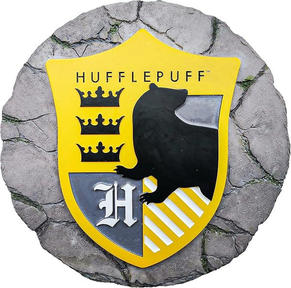Spoontiques - Garden Décor - Harry Potter Hufflepuff Stepping Stone - Decorative Stone for Garden