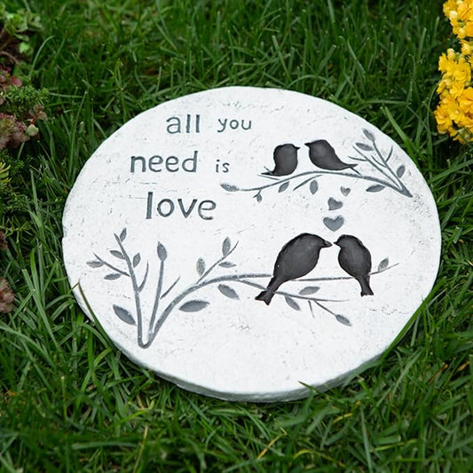 Koehler 10017998 9.75 Inch All You Need is Love Stepping Stone