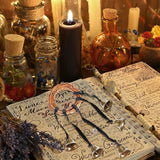 62 Pcs Witch Bells DIY Kit for Door Knob for Protection Witch Bell Witchy Decor Hanging Witchcraft Decorations Witches Wind Chimes Decor
