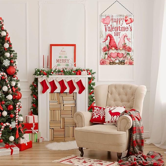 Love Garden Flag Seasonal Double Sided 12 x 18 Inch Small Yard Flag for Indoor Outdoor Decor Holiday All Seasons
