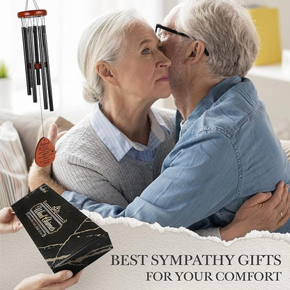 SteadStyle Memorial Gifts for Loss of Husband, Memorial Wind Chimes, in Memory of Loved One, Bereavement Gifts, Sympathy Gift for Loss of Husband, Home Decor Outdoor Garden Patio
