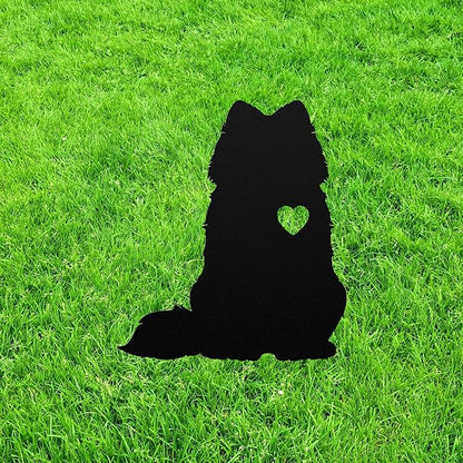Personalized Samoyed Garden Statue Stake,Custom Samoyed Outdoor Yard Art Decor,Memorial Remembrance Sculpture for Yard Garden Porch Lawn Grassland Park Farm Flowerpot Decor.