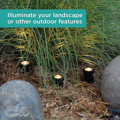 TotalPond Pond and Landscape LED Lights, 3-Piece Set, Height : 5.91 Width : 8.7 Depth : 8.7