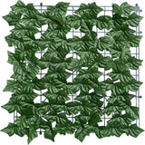 Odtory Artificial Ivy Privacy Fence Wall Screen: 72 x144 in UV-Anti Faux Greenery Backdrop Ivy Vine Leaf Hedges Fence Panels for Patio, Balcony, Garden, Backyard Indoor Outdoor Green Wall Decor