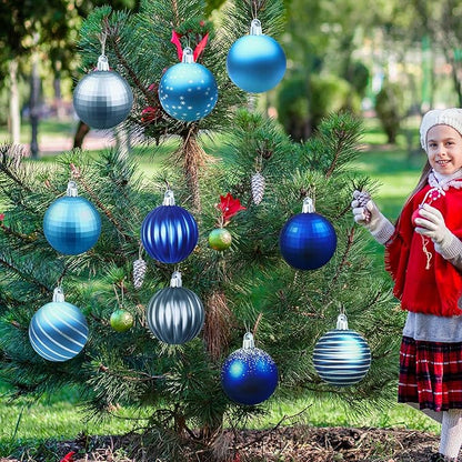 Sumind 10 Pieces Large Christmas Decorations Outdoor Christmas Hanging Ornaments Yard Lawn Signs Round Double Sided Porch Ornaments for Xmas Party Decor(Cool Style)