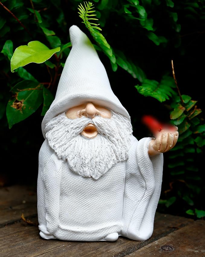Leverse Funny Gnomes, 5.9in Pipe Naughty Gnomes Garden Statue Decor for Home Outdoor Patio Lawn Yard Halloween Christmas Housewarming Easter Gift