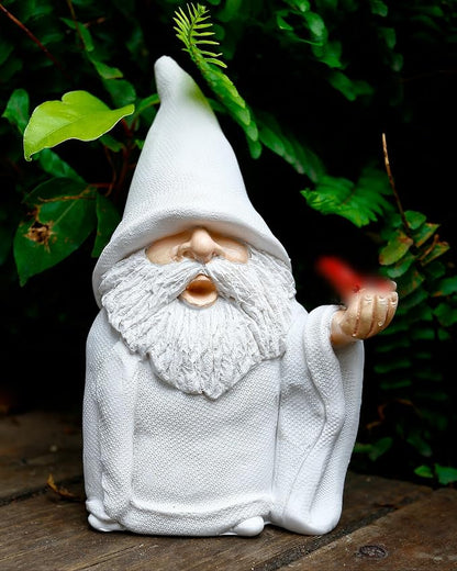 Leverse Funny Gnomes, 5.9in Pipe Naughty Gnomes Garden Statue Decor for Home Outdoor Patio Lawn Yard Halloween Christmas Housewarming Easter Gift