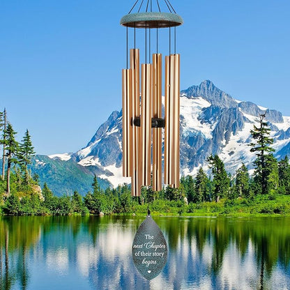 ASTARIN Wedding Gifts Wind Chime, Personalized Names & Date Wind Chimes Gifts for Couple 2024, Wedding Gift for Newlywed Bride Groom, Engagement Gift Valentine’s Day Anniversary(Produced in USA)