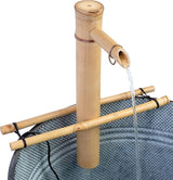 Bamboo Accents 12" Adjustable Fountain Kit Branch Arms with Pump - Handcrafted Garden Water Feature Patio Zen Decor (Container Not Included)
