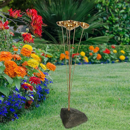 Woodstock Wind Chimes for Outside, Garden Deco, Outdoor & Patio Decor (20") Wind Bell Style Wind Chime Wind Bell Style Wind Chimes for Outdoor Decor Encore Garden Bells Christmas/Hanukkah Gifts (DCGB)