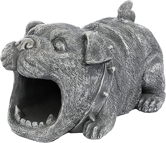 Design Toscano Butch the Bulldog Gutter Guardian Downspout Statue