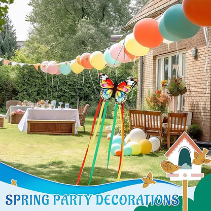 Soulchen Butterfly Windsock for Outside Heavy Duty Wind Socks Spring Summer Durable Outdoor Hanging Flag Wind Decoration for Yard Garden Patio Boat Home Decoration