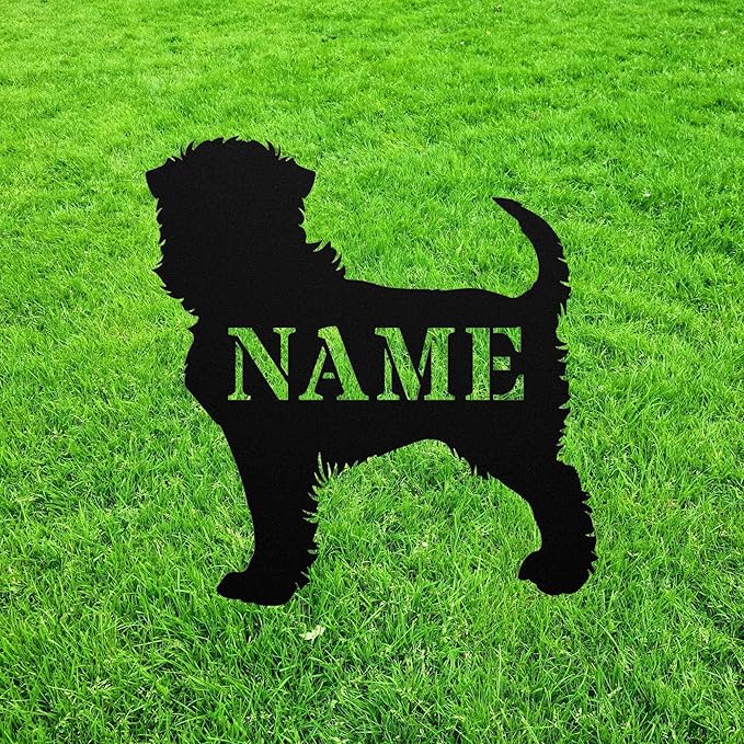 Personalized Affenpinscher Yard Art Statue Stake,Custom Affenpinscher Outdoor Garden Decor,Memorial Remembrance Sculpture Outdoor for Yard Garden Porch Lawn Grassland Park Farm Flowerpot Decor.