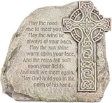 Joseph's Studio by Roman Inc., CELTIC CROSS GARDEN, Garden Collection, Religious Statue, Holy Family, Memorial, Angel, Patron Saint, Garden Décor (8x9x3)