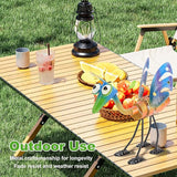 Yosoo Health Gear Metal Garden Grasshopper Decor Handcrafted Yard Art Outside Decoration Lawn Ornament Outdoor Model Large Cute Snails for Ornaments Patio Decorations Hanging Wall Statues
