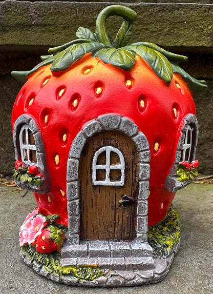 6 Inch Fairy Garden Strawberry House
