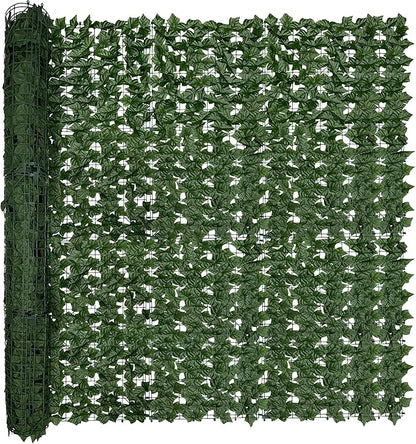 Artificial Ivy Privacy Fence Screen: 80 "x 120" (67 Sqft) Anti-Ultraviolet Artificial Hedge Grass Wall, Used for Indoor and Outdoor Green Background, Garden Greening Decoration