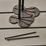 Christopher Knight Home Sunny Outdoor 43 Inch Aluminum Crane, Shiny Copper