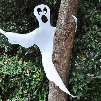JOYIN Halloween Tree Wrap Ghost Decoration Outdoor, Cute Ghost Design Decorations for Halloween Lawn, Tree, Party Supplies