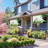 SENSEVEN St Patricks Day Black Cat Flags for Outside 3x5 Ft, Spring Shamrock Green Flag, Clover Spring Yard Flag Kitten Holiday Outdoor Banner for Farmhouse Decor, St Patrick's Day Party Supplies