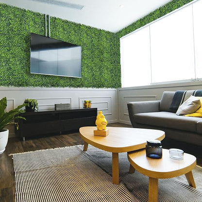 Artificial Boxwood Roll Panels: 40"x 140"(39.2 SQFT) UV-Anti Faux Ivy Leaves Grass Wall for Patio Balcony Privacy, Garden, Backyard Greenery Wall Backdrop and Fence Decor