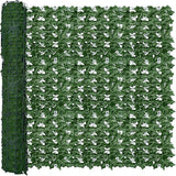 ODTORY Artificial Fence Privacy Screen: 5FT x 20FT UV-Anti Faux Greenery Backdrop Ivy Chain Link Shades Panels for Patio, Balcony, Garden,Deck,Backyard Indoor Outdoor Green Wall Decor