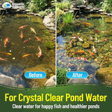 Classic Koi Pond Filter Pad FINE - White Bulk Roll Pond Filter Media, Ultra-Durable Pond Filters for Outdoor Ponds, Reusable Fish Pond Filter Material, USA, Aquatic Experts (3/4" - 1" x 14" x 56")