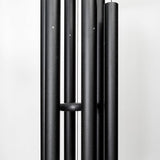 Corinthian Bells by Wind River - 60 inch Black Wind Chime for Patio, Backyard, Garden, and Outdoor Decor (Aluminum Chime) Made in The USA