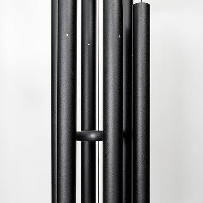 Corinthian Bells by Wind River - 60 inch Black Wind Chime for Patio, Backyard, Garden, and Outdoor Decor (Aluminum Chime) Made in The USA