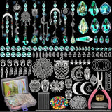 WASTROYAL 420 pcs DIY Sun Catchers Making Supplies Kit Art and Crafts for Adults Prism Hanging Decorative Suncatcher with Crystals Rainbow Maker for Indoor Windows Office Home Halloween Decor (Owl)