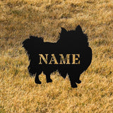 Personalized Pomeranian Garden Statue Stake,Custom Pomeranian Outdoor Yard Art Decor,Memorial Remembrance Sculpture for Yard Garden Porch Lawn Grassland Park Farm Flowerpot Decor.