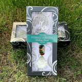Crystal Garden Suncatcher Hanging Crystals Ornament for Window Rainbow Maker Prisms Home Decor Gift Boxed Sun Catcher Gift Idea for Mom Friends Grandma,Tree of Life